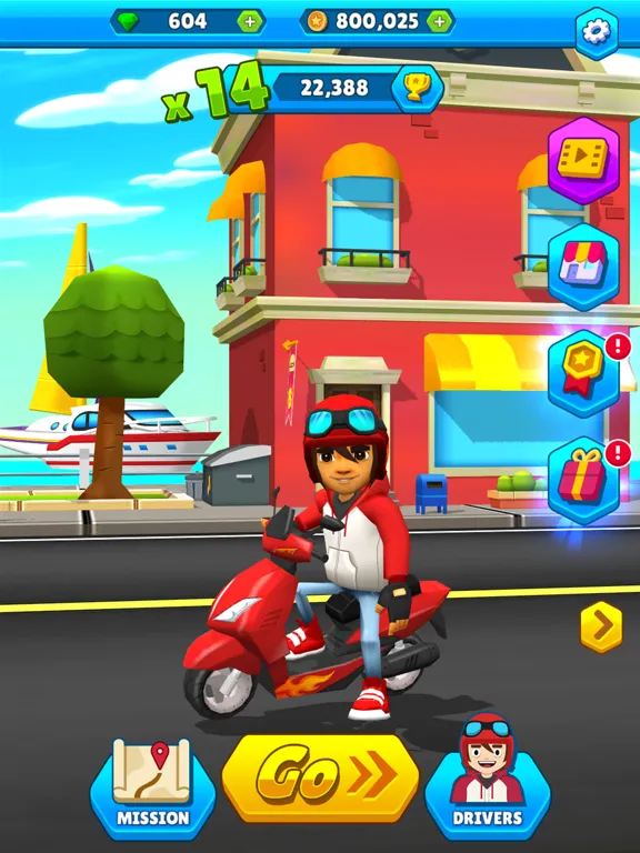 Subway Scooters 2 : New Races iPad स्क्रीनशॉट