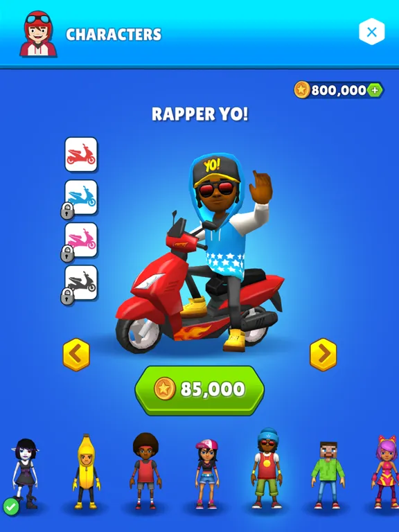 Subway Scooters 2 : New Races iPad स्क्रीनशॉट