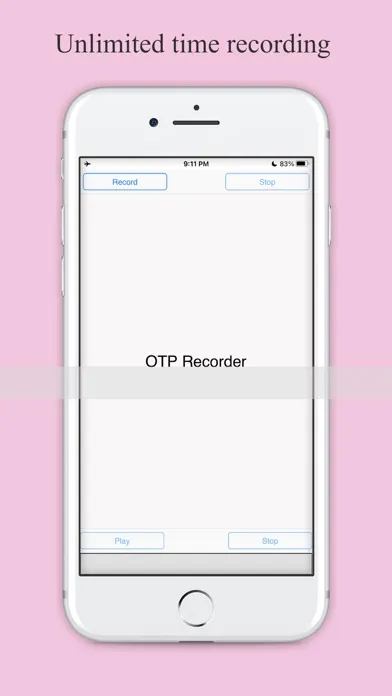 Secure OTP Voice Recorder Screenshots