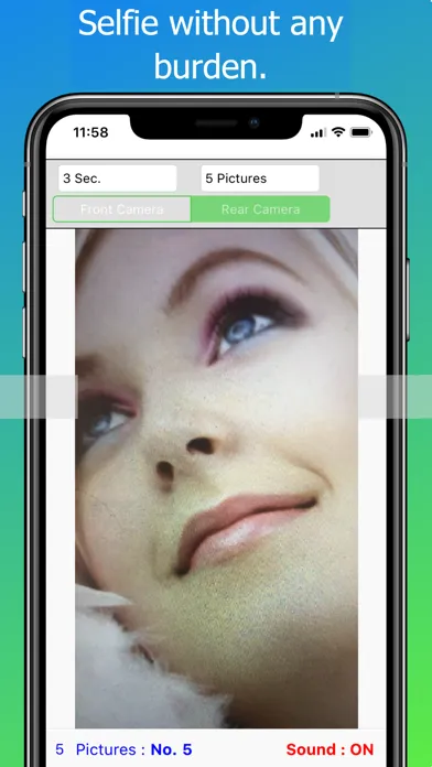 Capturas de tela do Timer Selfie Camera