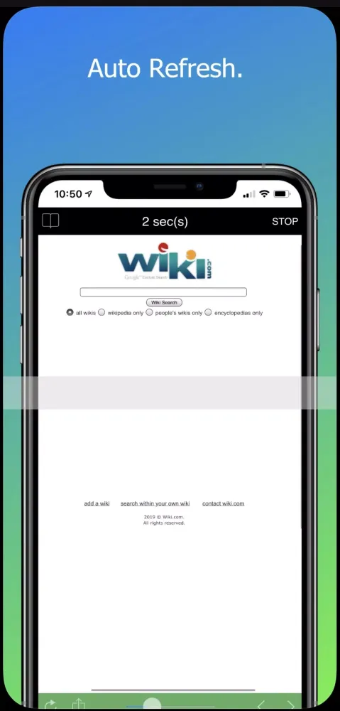 Screenshot di Auto Refresh Web Pages