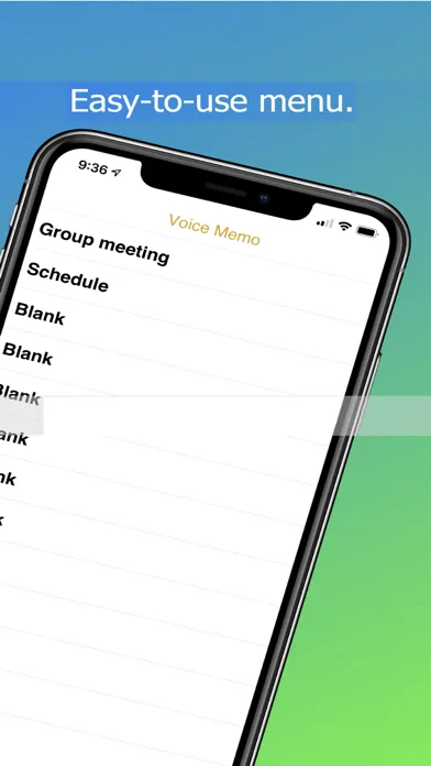 VoiceMemo - Recording & Typing Screenshots