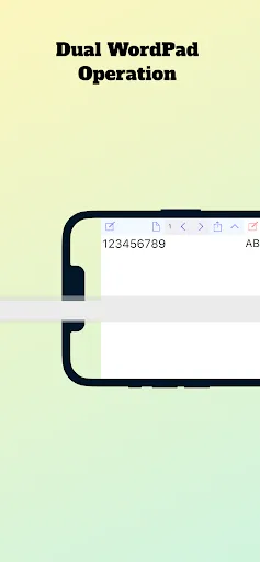 EditMatch Duo - Dual WordPad স্ক্রিনশট