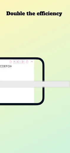 EditMatch Duo - Dual WordPad স্ক্রিনশট