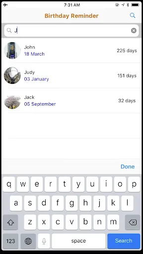 Birthday Countdown Reminder स्क्रीनशॉट