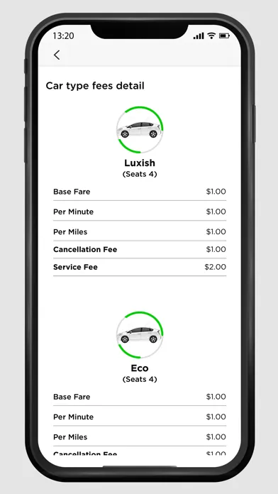 Captures d'écran de RideShare Driver