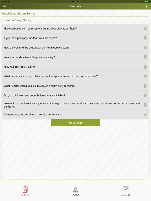 Survey Maker by SurveyCrest iPad  Screenshots