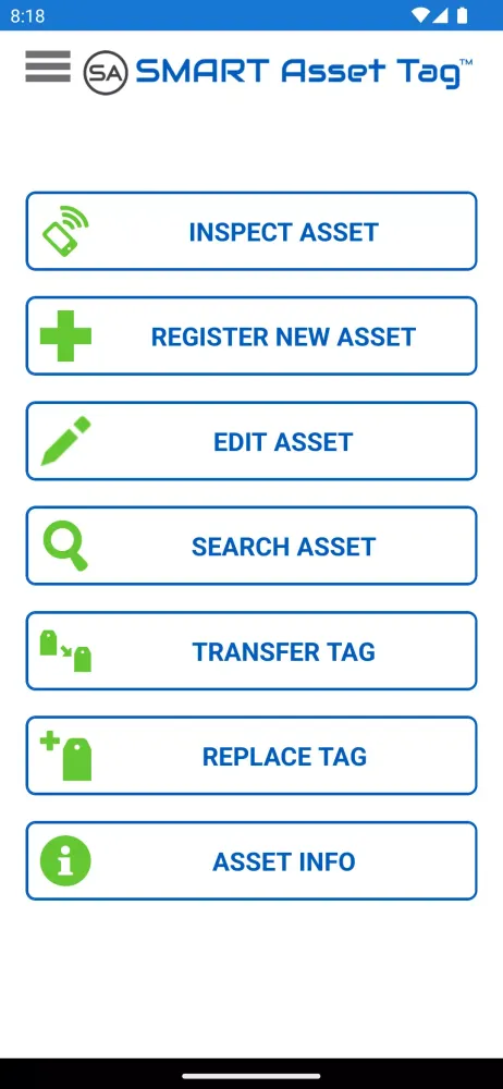 Smart Asset Tag Screenshots