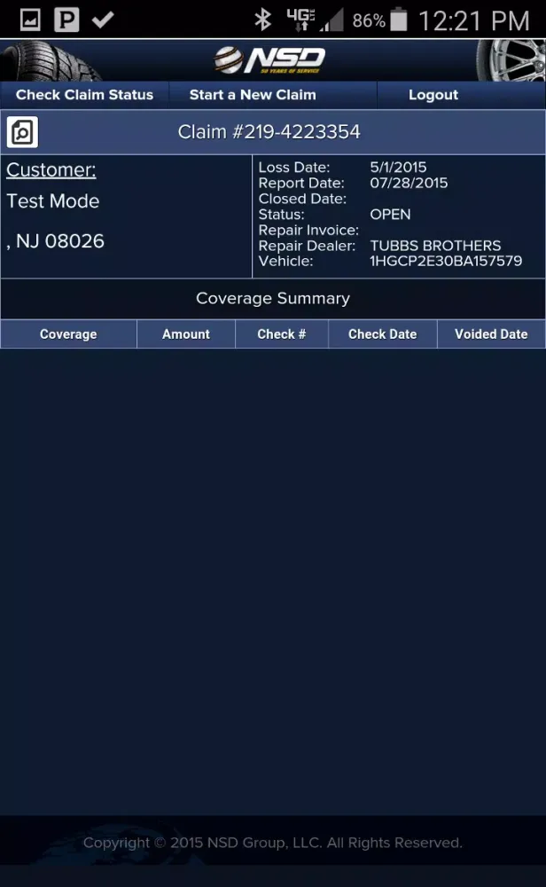 Capturas de pantalla de Road Hazard Tire Claims
