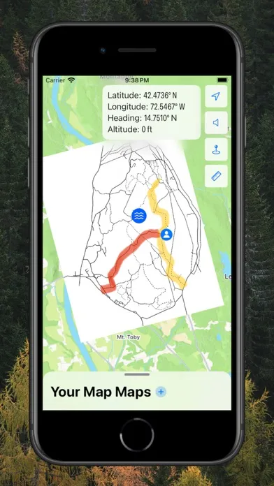 Capturas de tela do Map Map - Your Map on a Map