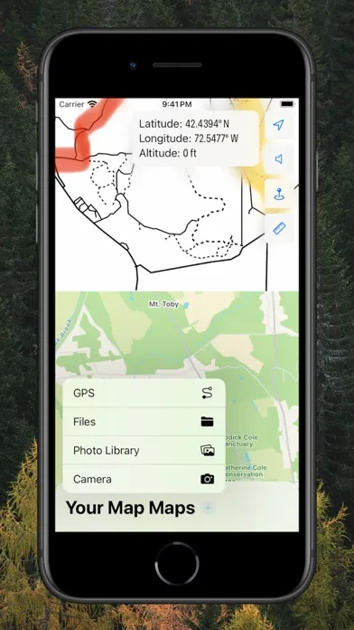 Capturas de tela do Map Map - Your Map on a Map