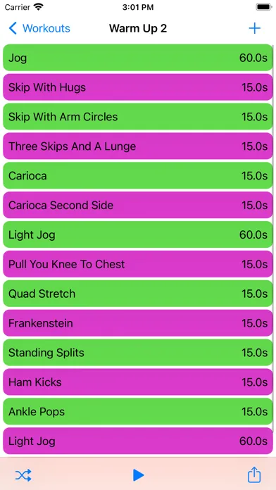 Workout Timers Screenshots