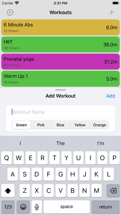 Workout Timers Screenshots