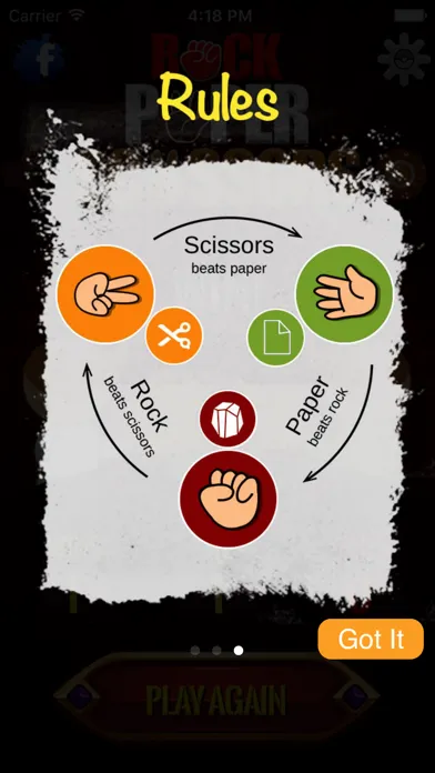Ảnh chụp màn hình của Rock Paper Scissors - Shoot!