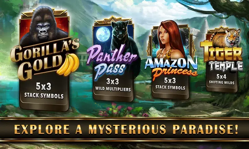 Captures d'écran de Super Gorilla Slots