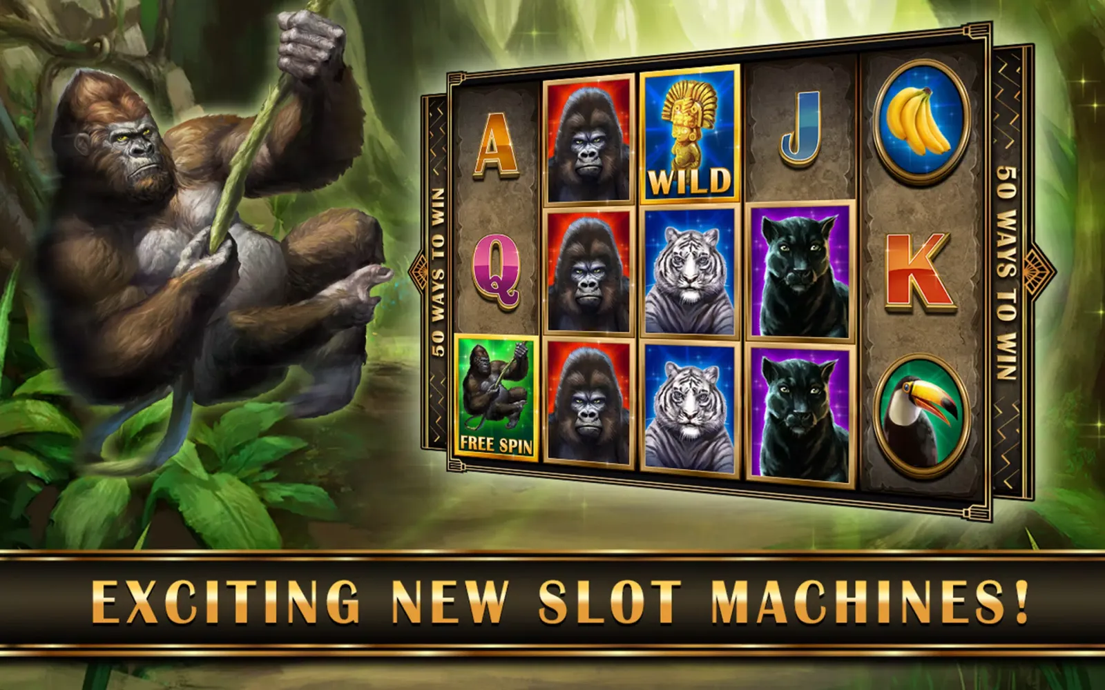 Captures d'écran de Super Gorilla Slots
