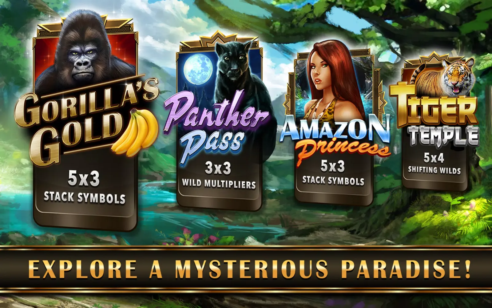 Captures d'écran de Super Gorilla Slots
