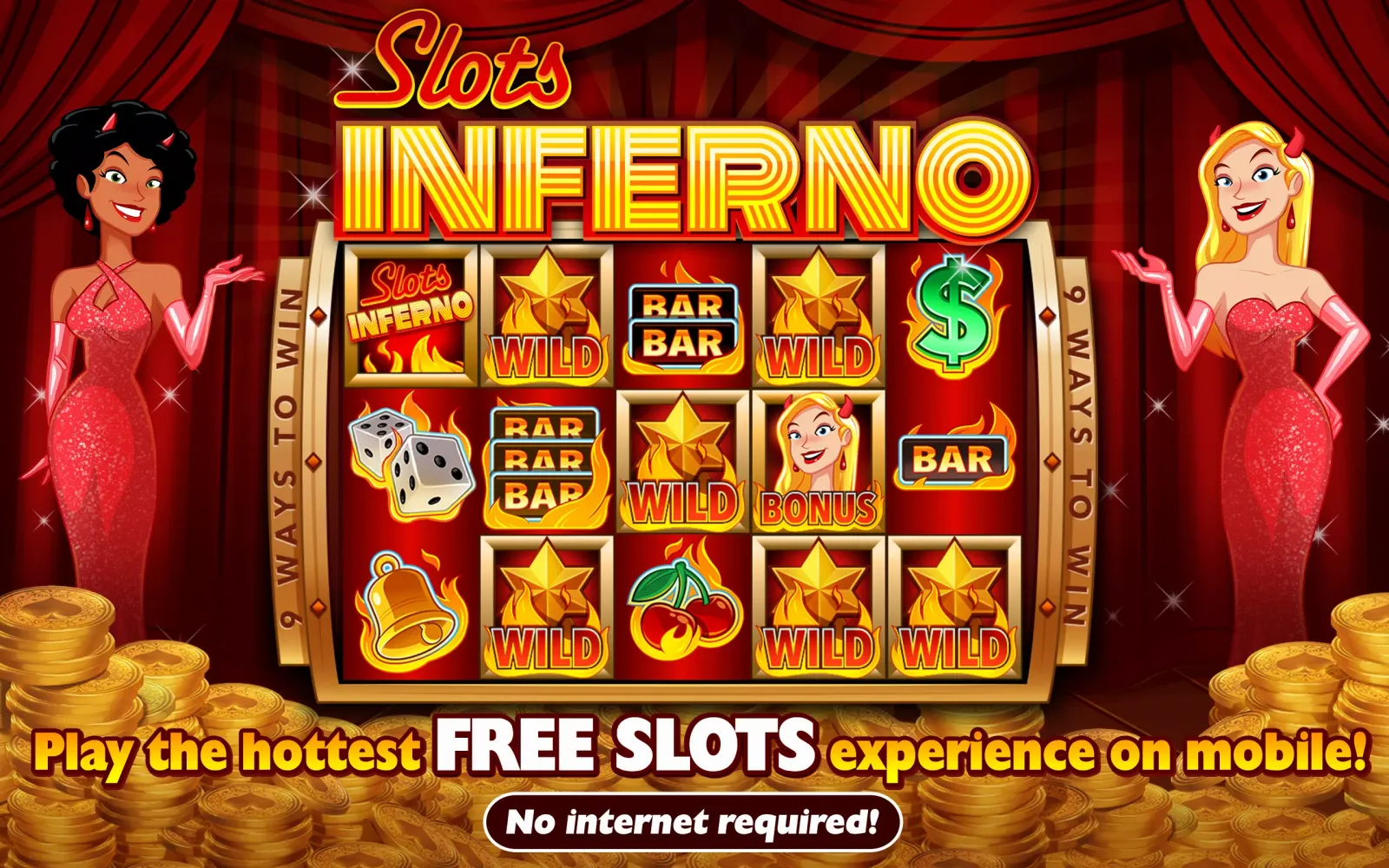 Capturas de pantalla de Slots Jackpot Inferno Casino