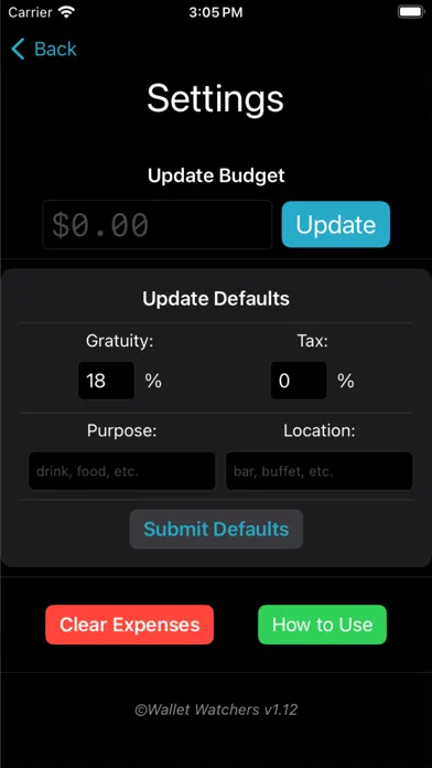 Wallet Watchman Ekran Görüntüleri