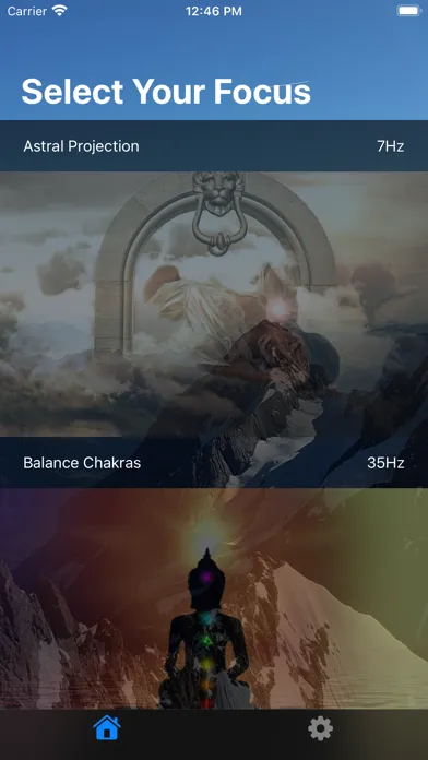 Zrzuty ekranu Binaural Beats Machine
