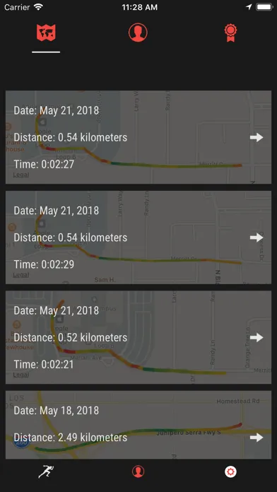 Run Run - A Running App Screenshots