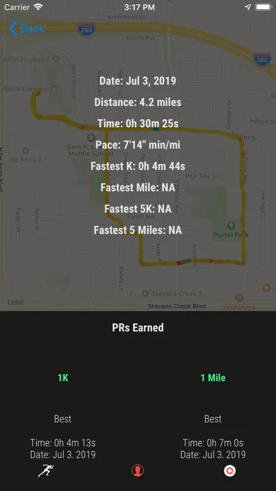 Run Run - A Running App Screenshots