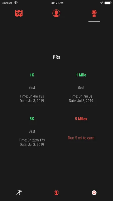 Run Run - A Running App Screenshots