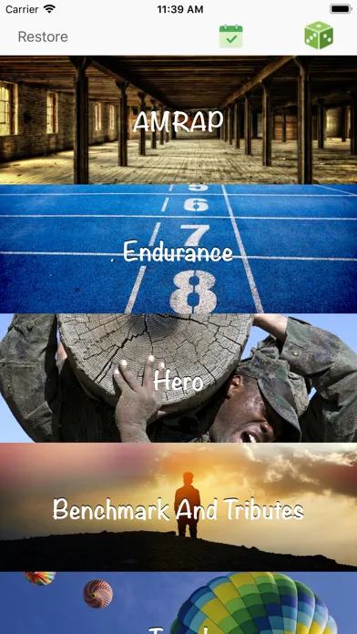 Capturas de pantalla de WOD Machine - Generate & Track
