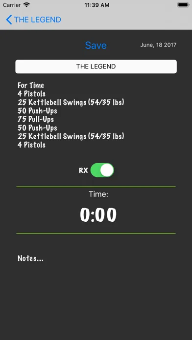 Capturas de pantalla de WOD Machine - Generate & Track