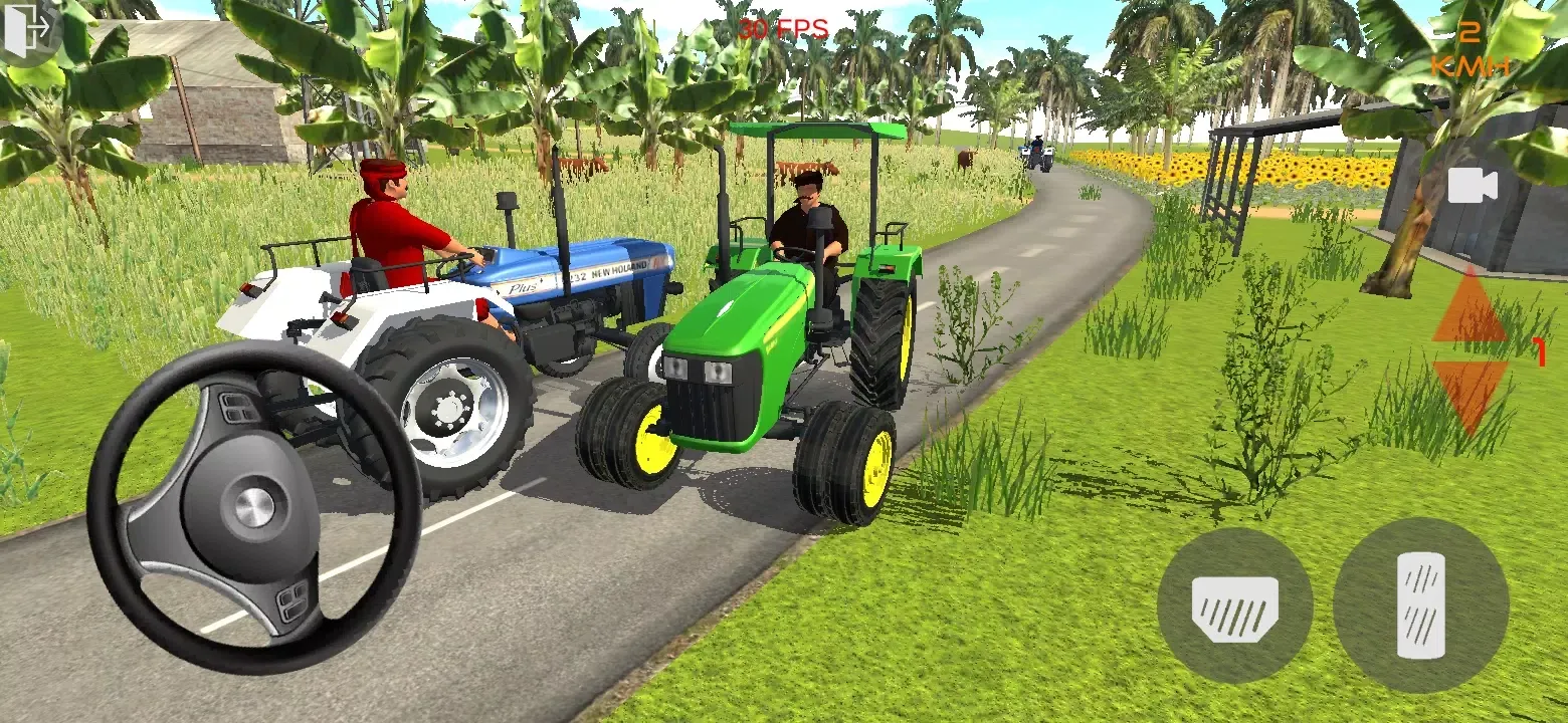 Capturas de tela do Indian Tractor Driving 3D