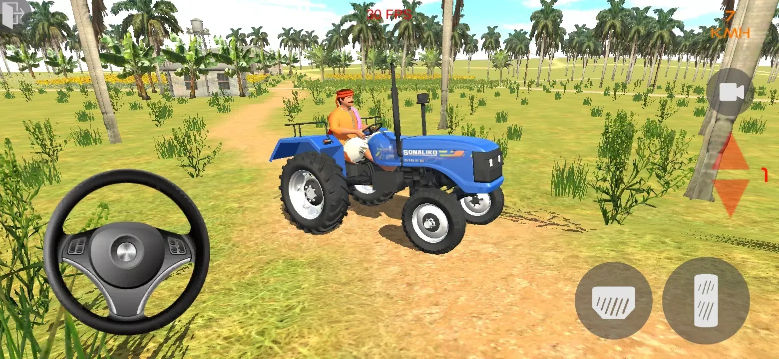 Capturas de tela do Indian Tractor Driving 3D