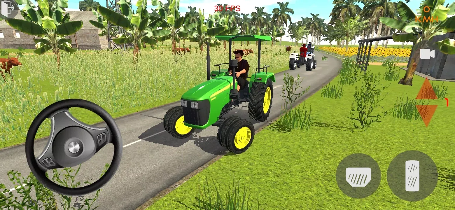 Capturas de tela do Indian Tractor Driving 3D