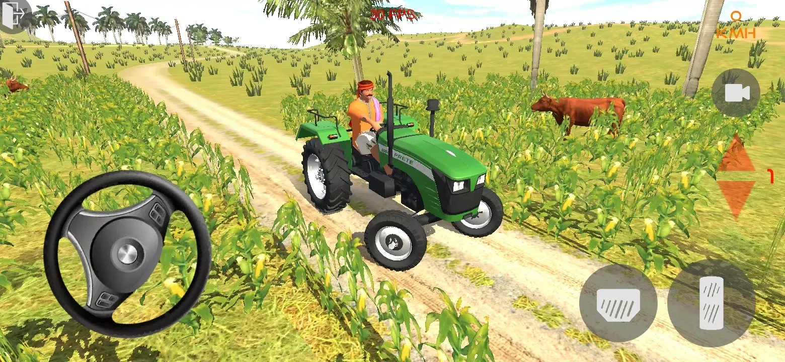 Capturas de tela do Indian Tractor Driving 3D