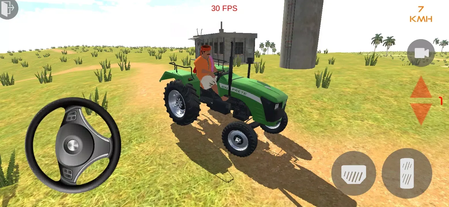 Capturas de tela do Indian Tractor Driving 3D