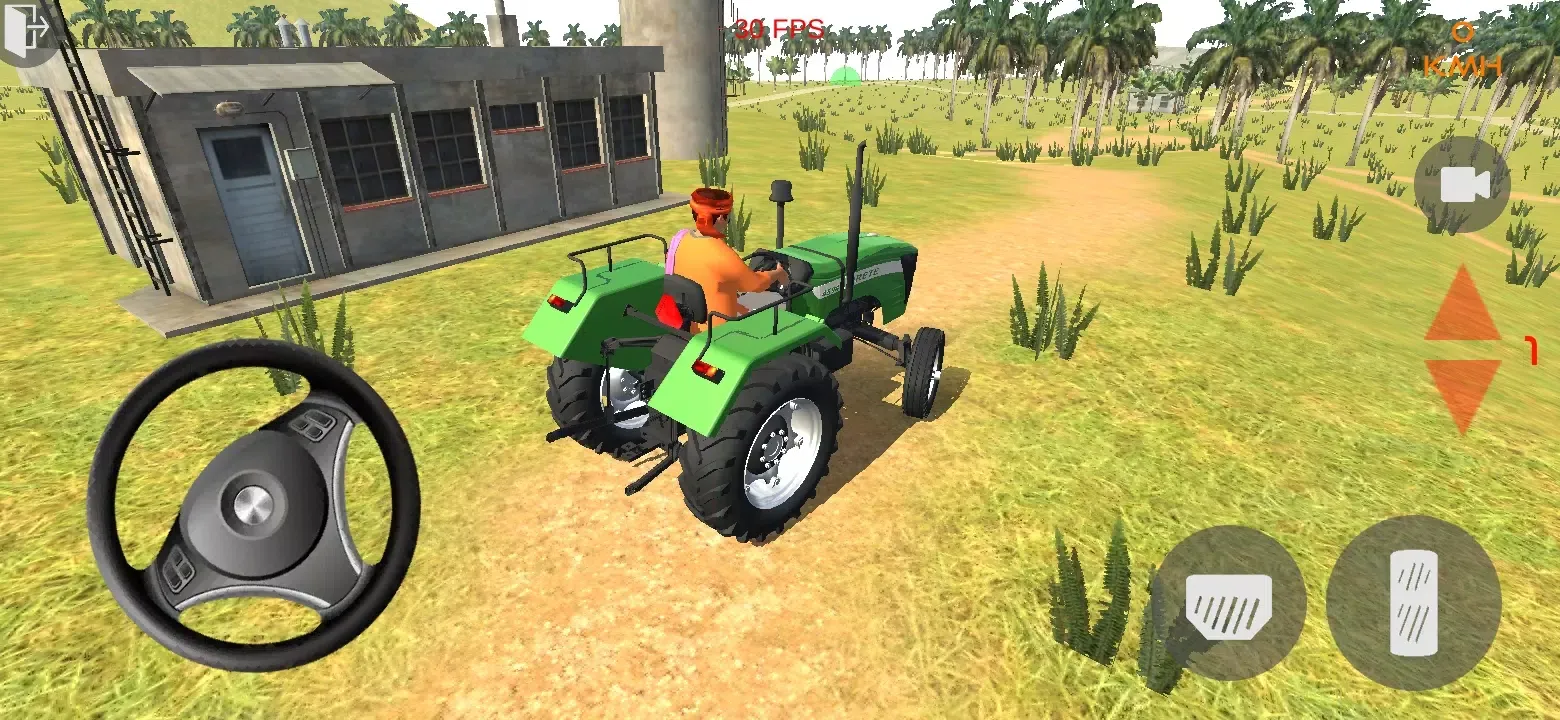 Capturas de tela do Indian Tractor Driving 3D