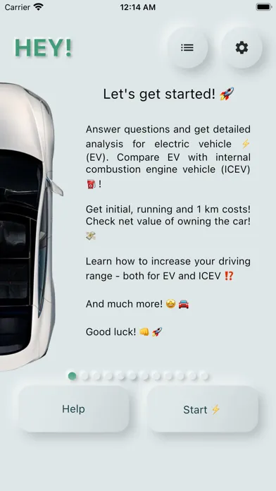 EV: electric car costs & range স্ক্রিনশট