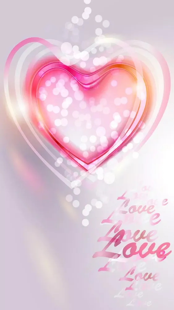 Romantic Hearts Live Wallpaper Screenshots