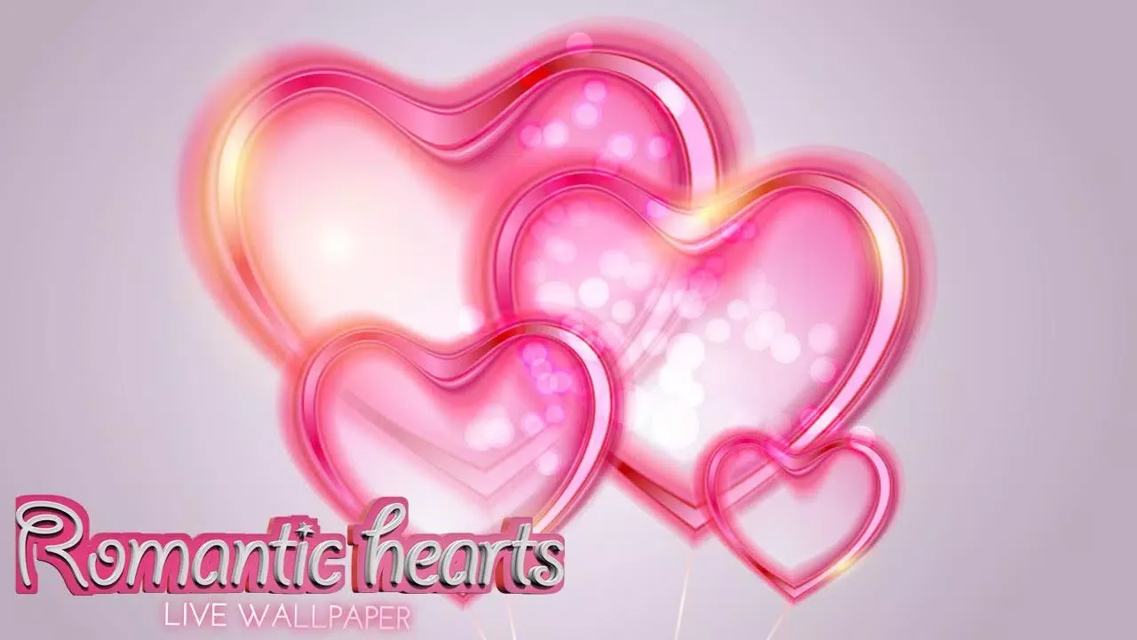 Romantic Hearts Live Wallpaper Screenshots