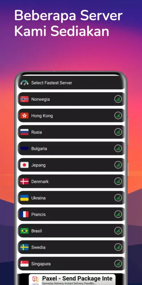 Galaxy VPN Screenshots