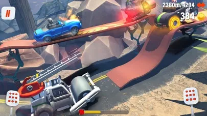 Hill Crawler Wheels:Racetrack Ekran Görüntüleri