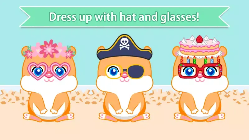 Capturas de tela do Baby Care : Hamky (hamster)