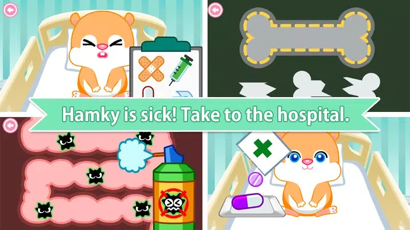 Capturas de tela do Baby Care : Hamky (hamster)