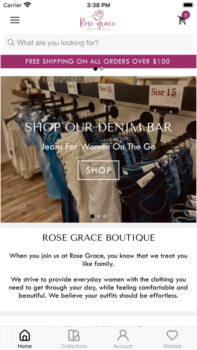 Captures d'écran de Rose Grace Boutique