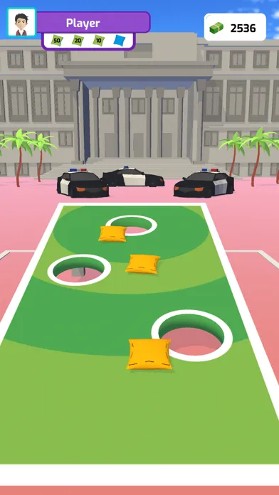 Capturas de tela do Corn Hole 3D