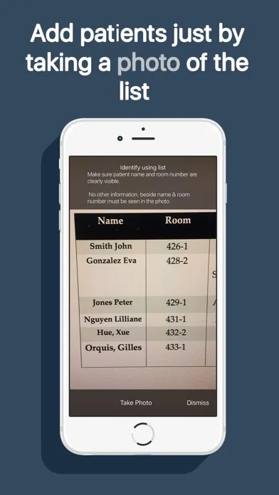 Roundr Lite : Patient lists Screenshots