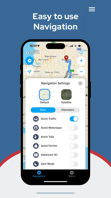 RouteLed Navigation Screenshots