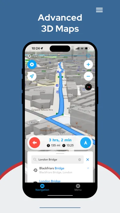 RouteLed Navigation Screenshots