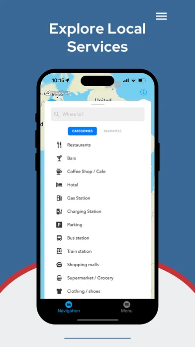 RouteLed Navigation Screenshots