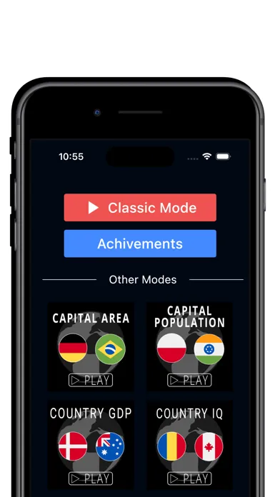 Higher or Lower : Country Area Screenshots