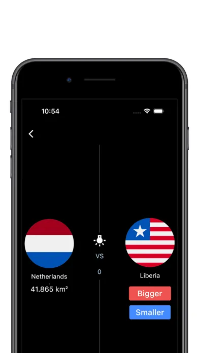 Higher or Lower : Country Area Screenshots